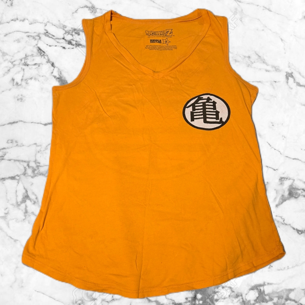 Dragonball Z Orange V-Neck Tank Top